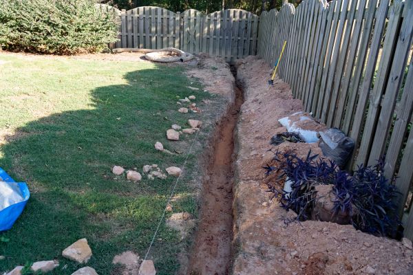 Trench Drain Installation in South Zanesville