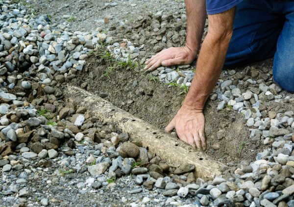 French Ditch Installation in South Zanesville