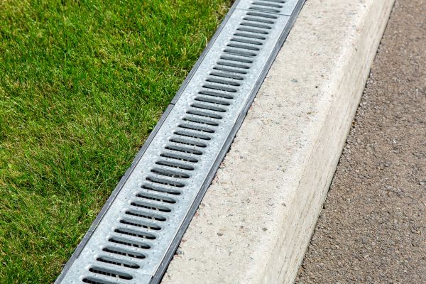 Courtyard Drain Installation in South Zanesville