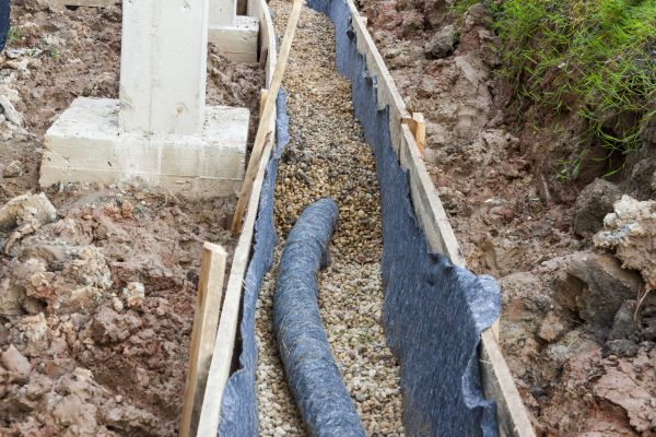 French Drain Installation in South Zanesville