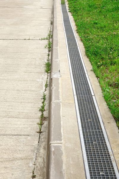 Concrete Drain Installation in South Zanesville