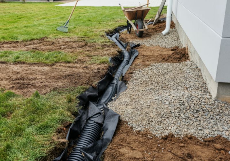 Lawn Drainage Repair